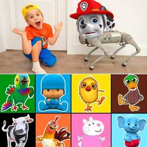 Cartoon Animals Body Matching