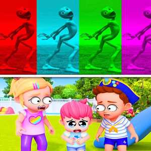 ألوان مخيفة - مفاجآت مخلوقات متغيرة الألوان للأطفال