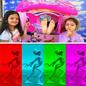Aventura de brincadeira infantil