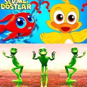 Cartoon Animals Body Matching