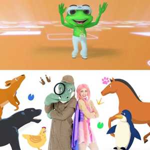 Cartoon Animals Body Matching