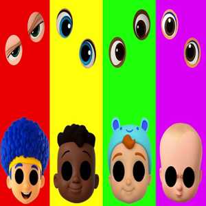 Kids' Visual Learning with Eyes and Faces
