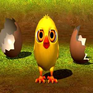 ひよこが初めて見た世界