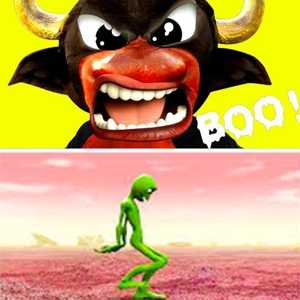 The Mysterious Green Alien's Dance